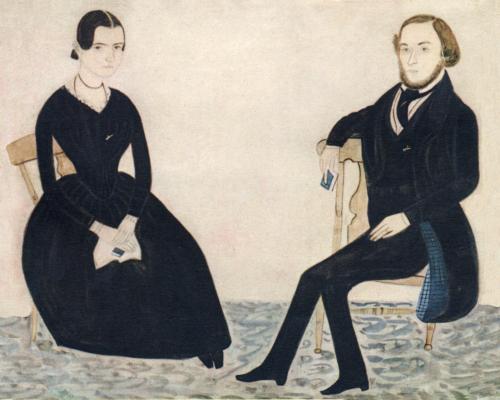 Mr. And Mrs. Eben P. Davis by Eben P. Davis, 1860